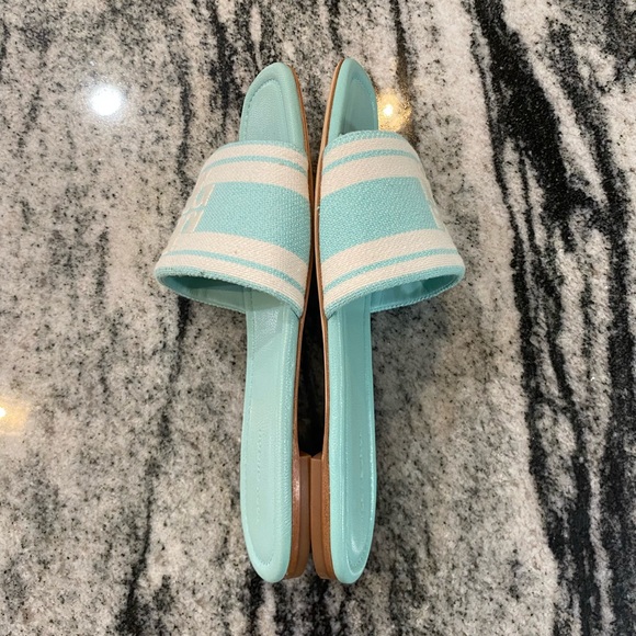 Tory Burch Jacquard Slide Sandals - Picture 3 of 7